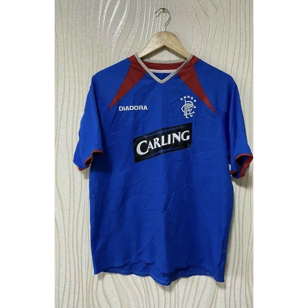 Vintage 2003-2005 Glasgow Rangers FC Soccer Jersey Football Shirt. Sz M DIADORA